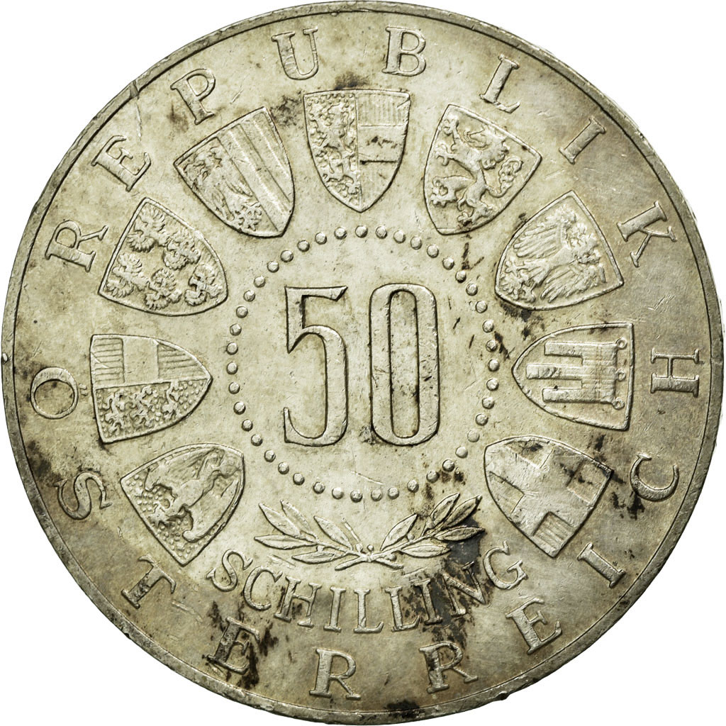 Coin, Austria, 50 Schilling, 1964, , Silver, KM:2896