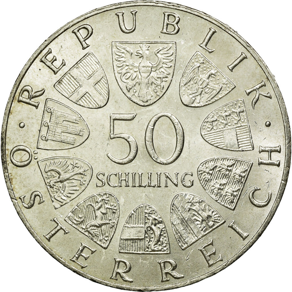 Coin, Austria, 50 Schilling, 1966, , Silver, KM:2900