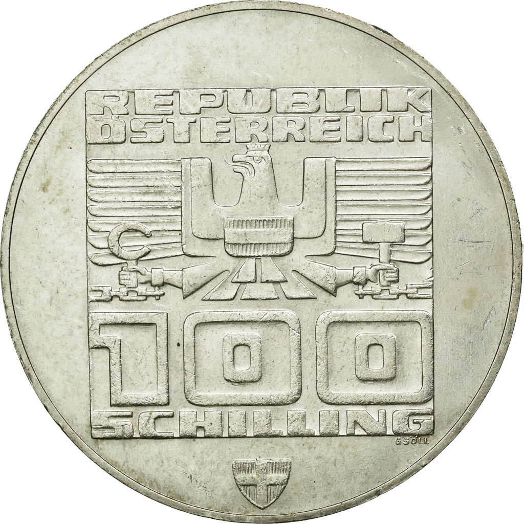 Coin, Austria, 100 Schilling, 1976, Vienna, , Silver, KM:2929