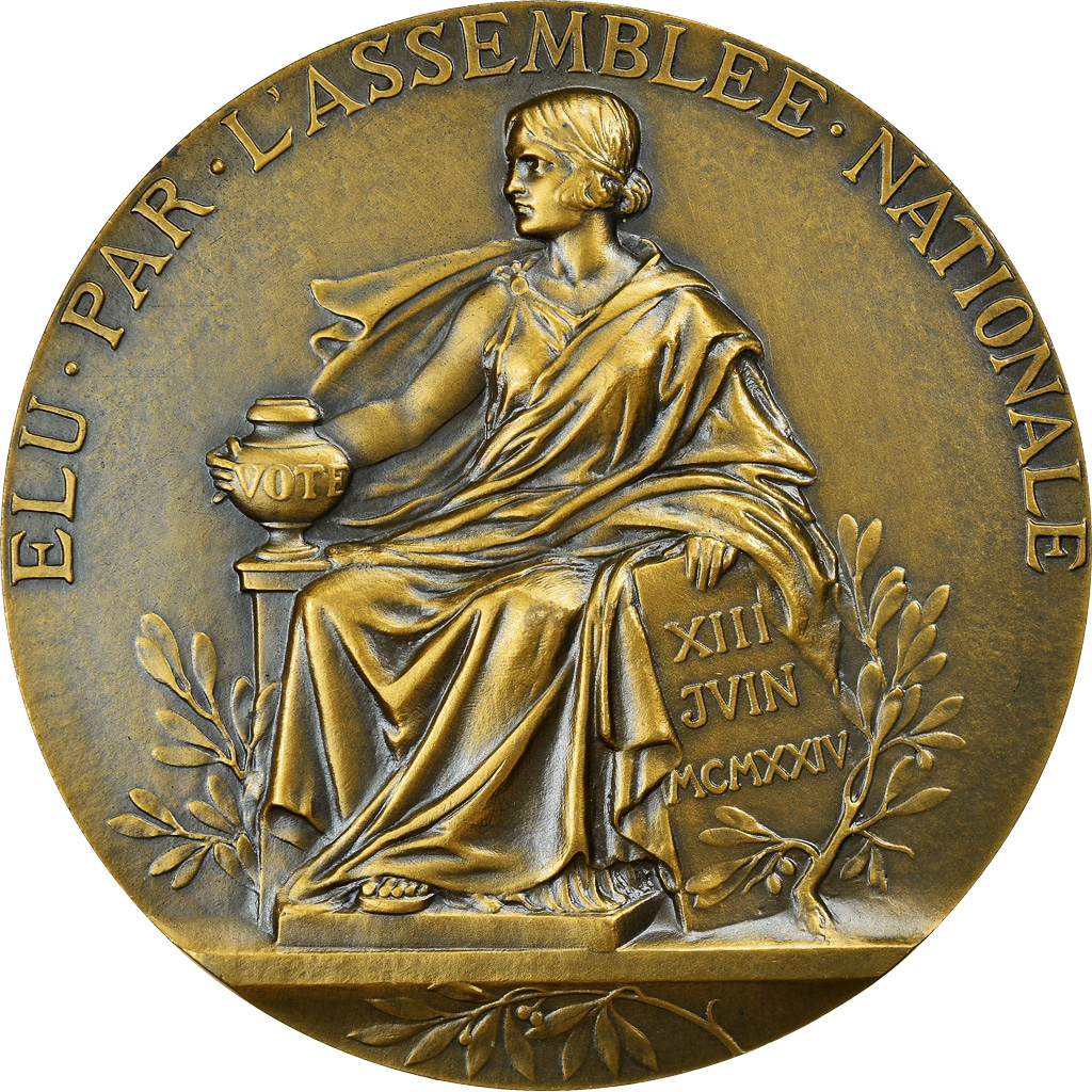 France, Medal, Les Présidents de la République, Gaston Doumergue, Politics