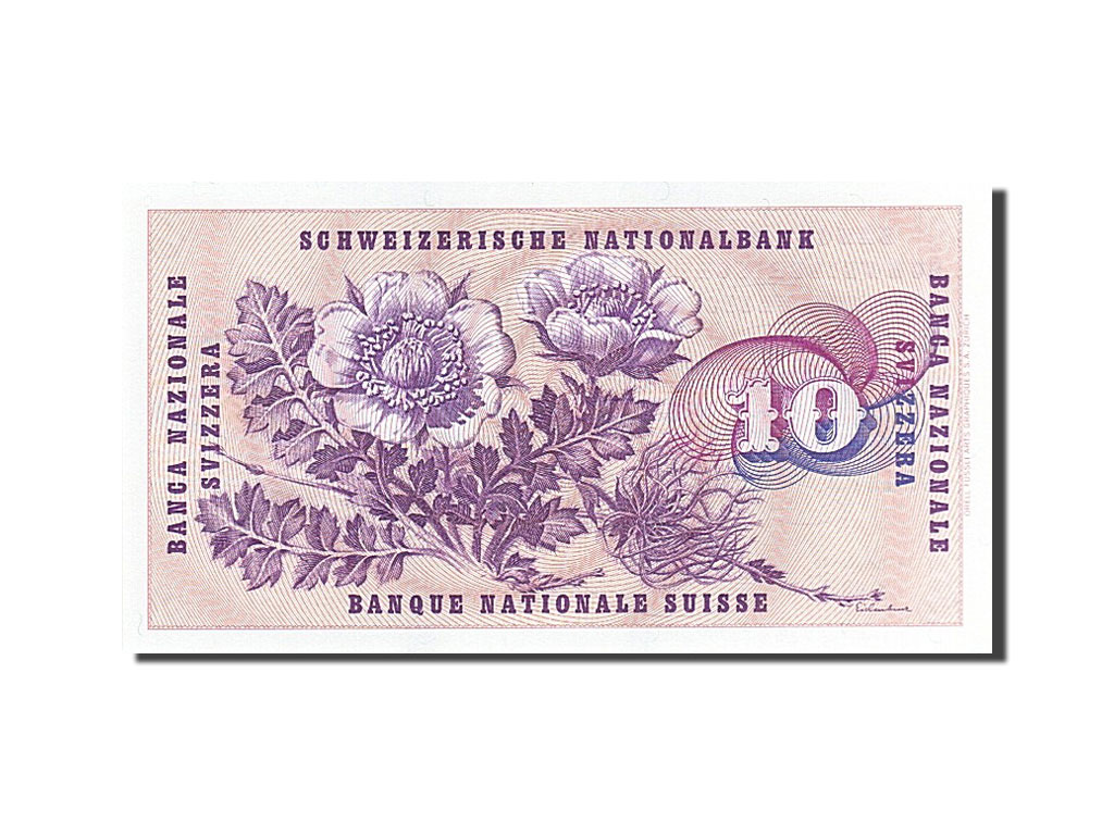 Banknote, Switzerland, 10 Franken, 1977, 1977-01-06, UNC(65-70)