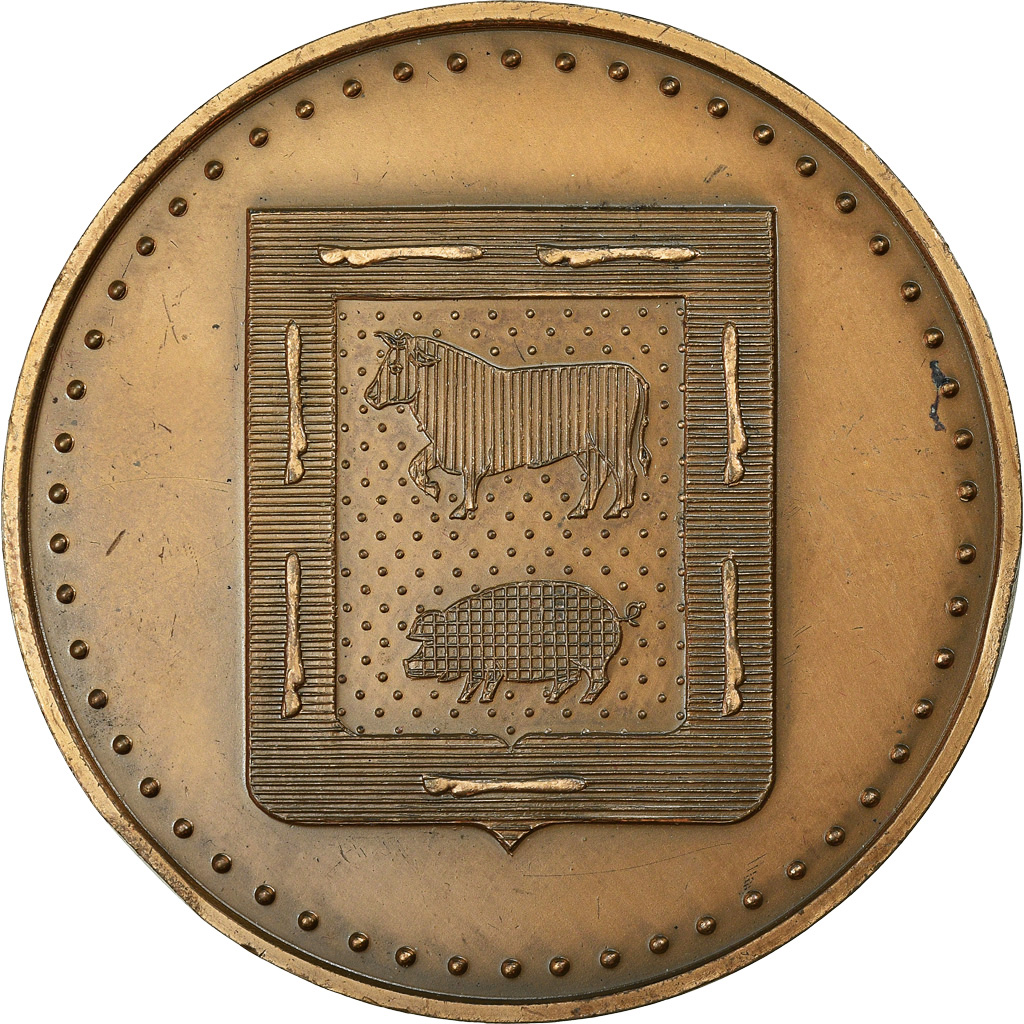 France, Medal, Syndicat Départemental de la Boucherie, Pas-de-Calais, 1977