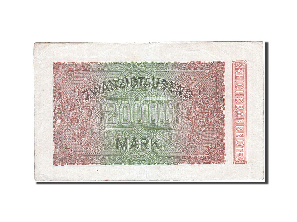 Banknote, Germany, 20,000 Mark, 1923, 1923-02-20, KM:85a, AU(50-53)