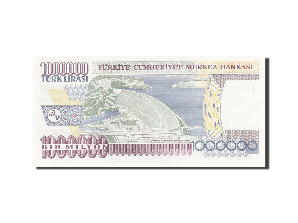Banknote, Turkey, 1,000,000 Lira, 1984-1997, 1995, KM:209, UNC(65-70)