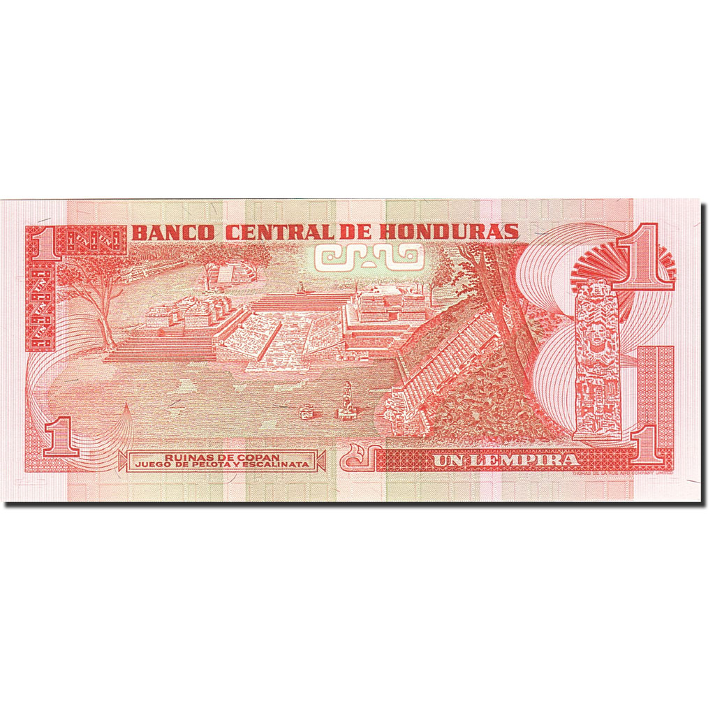 Billete, 1 Lempira, 1980-1981, Honduras, KM:68b, 1984-10-18, UNC
