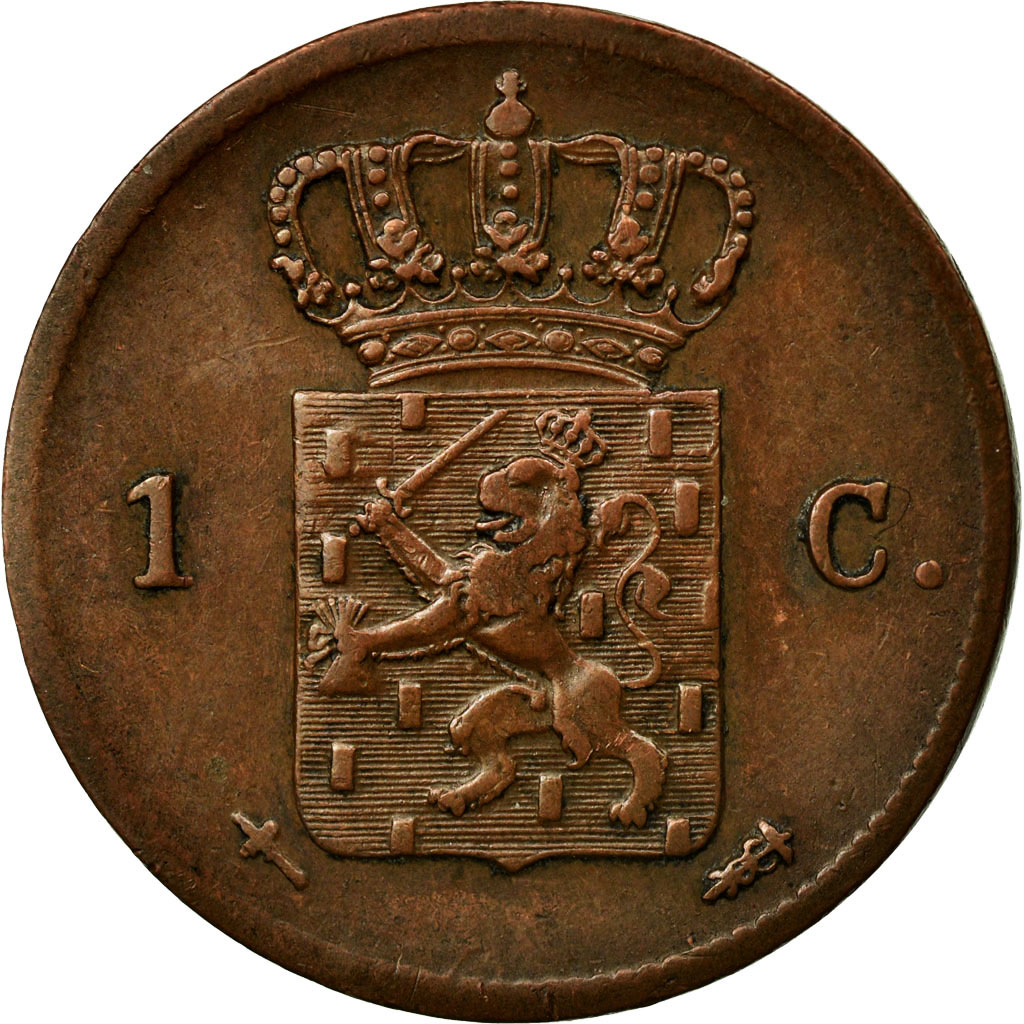 Coin, Netherlands, William III, Cent, 1863, , Copper, KM:100