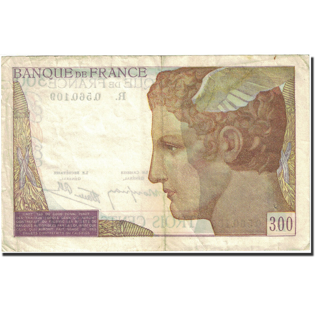 France, 300 Francs, 300 F 1938-1939, 1938, 1939-02-09, EF(40-45), Fayette:29.3