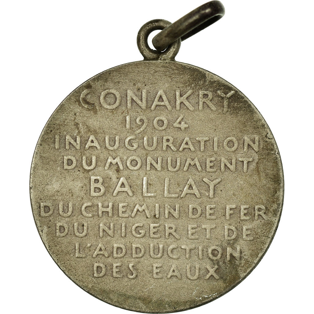 French Guinea, Medal, La Guinée Française à Noël Ballay, Chemin de Fer