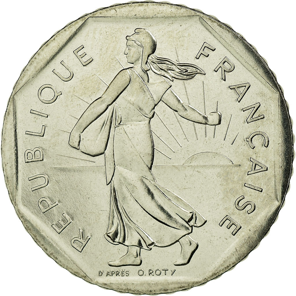 Coin, France, Semeuse, 2 Francs, 1990, , Nickel, KM:942.1