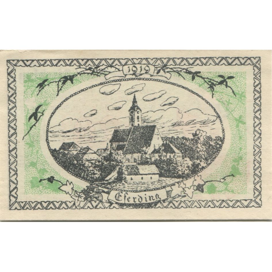 Billete, Austria, Eferding, 20 Heller, Blason, 1920, SC, Mehl:FS 152I