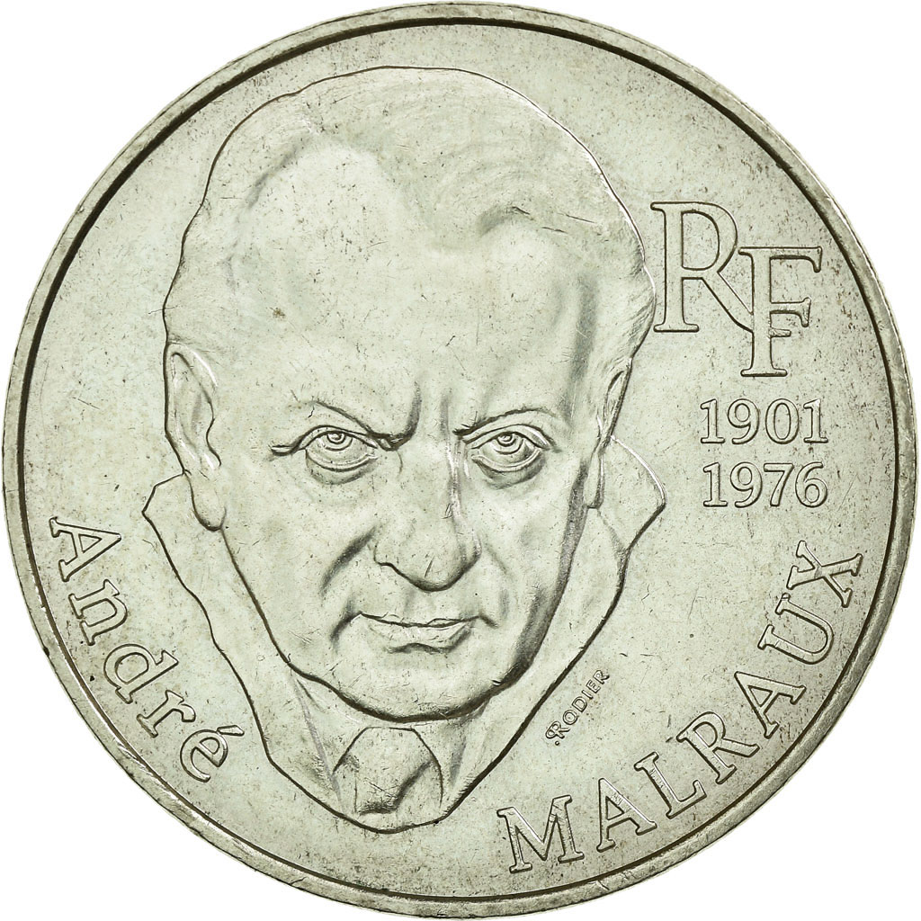 Coin, France, André Malraux, 100 Francs, 1997, , Silver, KM:1188