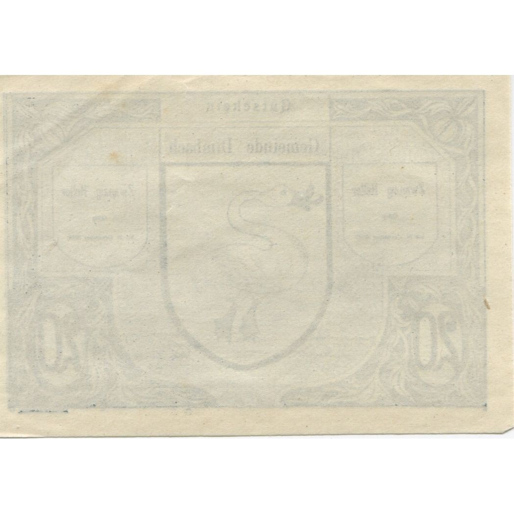 Billete, Austria, Dimbach, 20 Heller, Oies, 1920, 1920-12-31, SC, Mehl:FS 125a