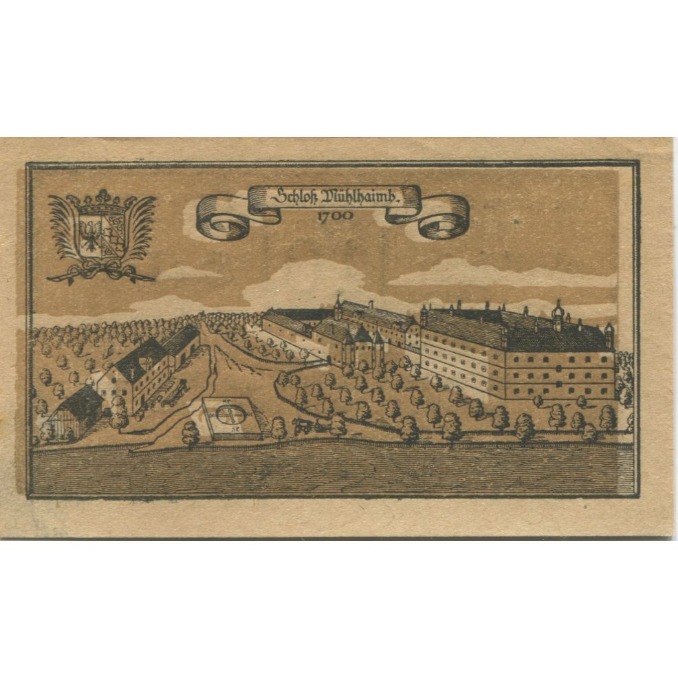 Billete, Austria, Mülheim, 10 Heller, château 1920-10-31, SC Mehl:FS 631a1