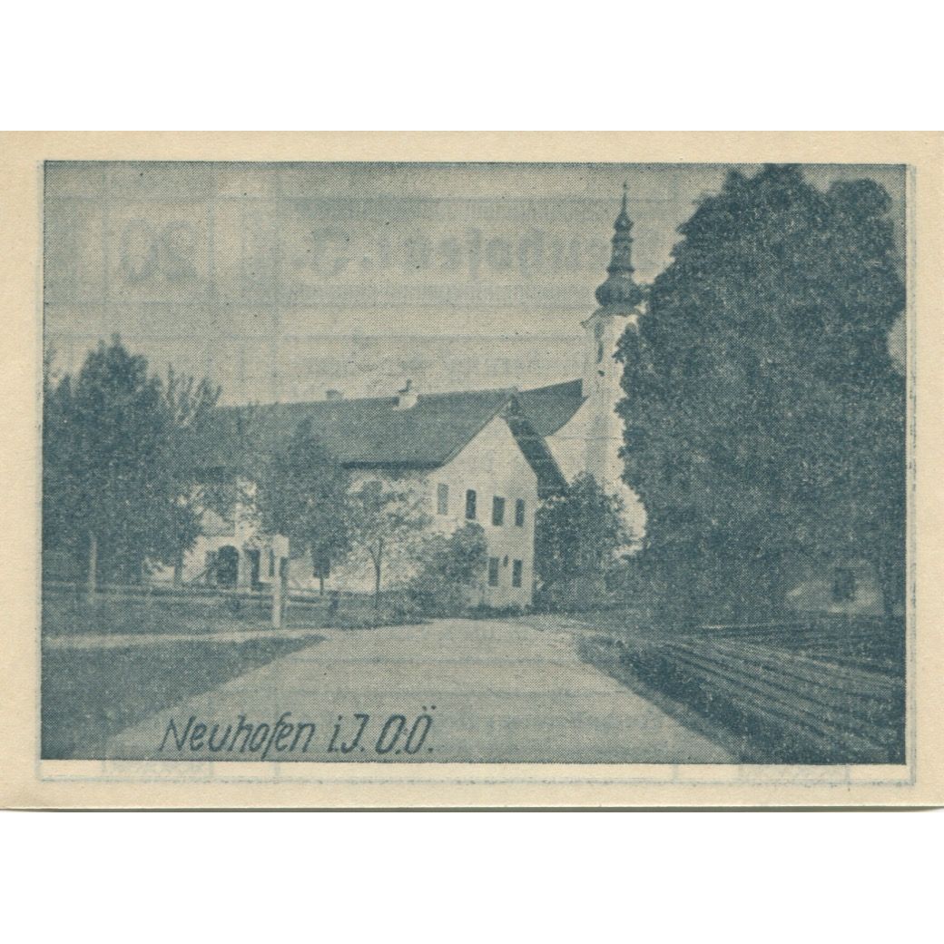 Billete, Austria, Neuhofen, 20 Heller, route 1920-12-31, SC Mehl:FS 652IIa