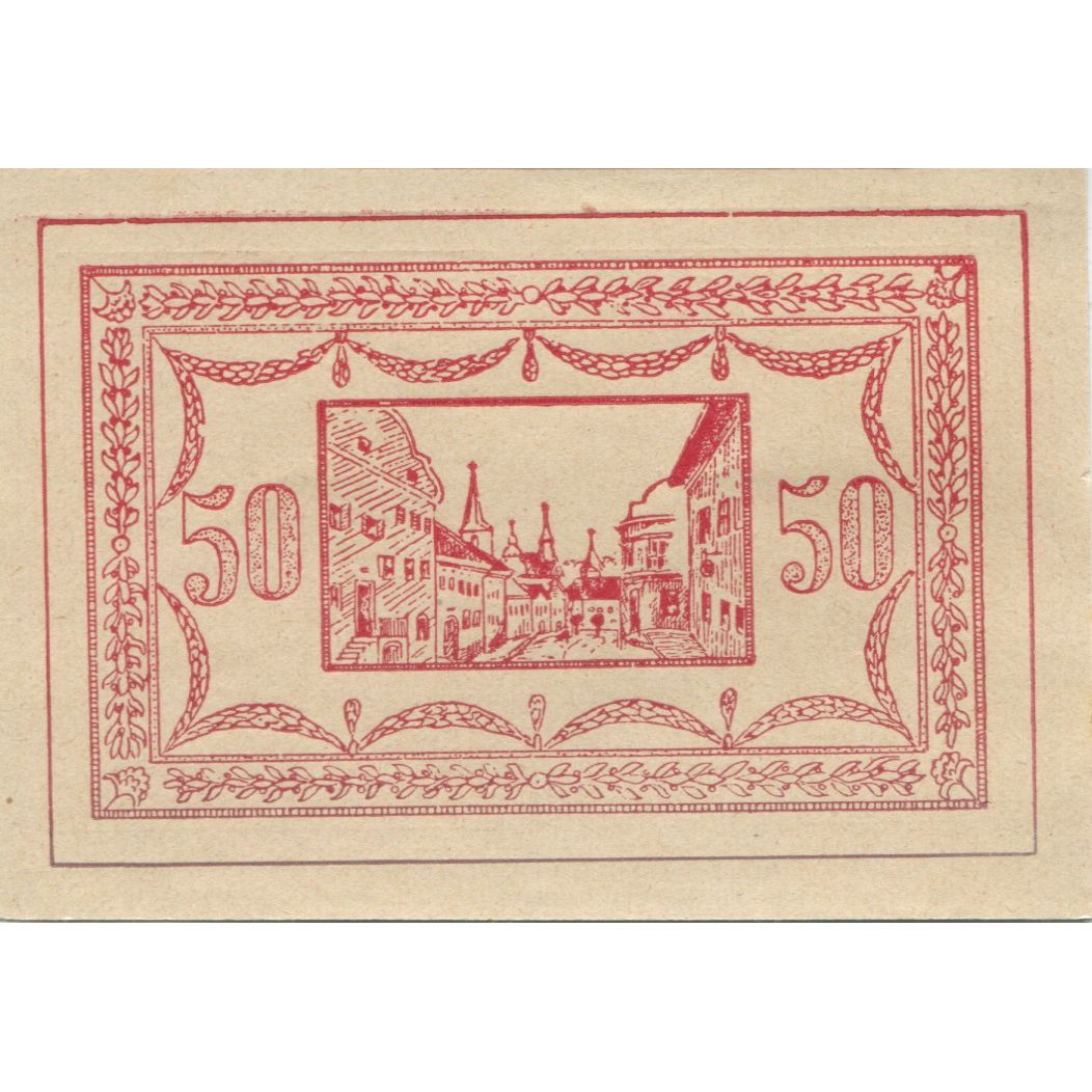 Billete, Austria, Sarleinsbach, 50 Heller, blé 1920-12-31, SC, Mehl:FS 948a
