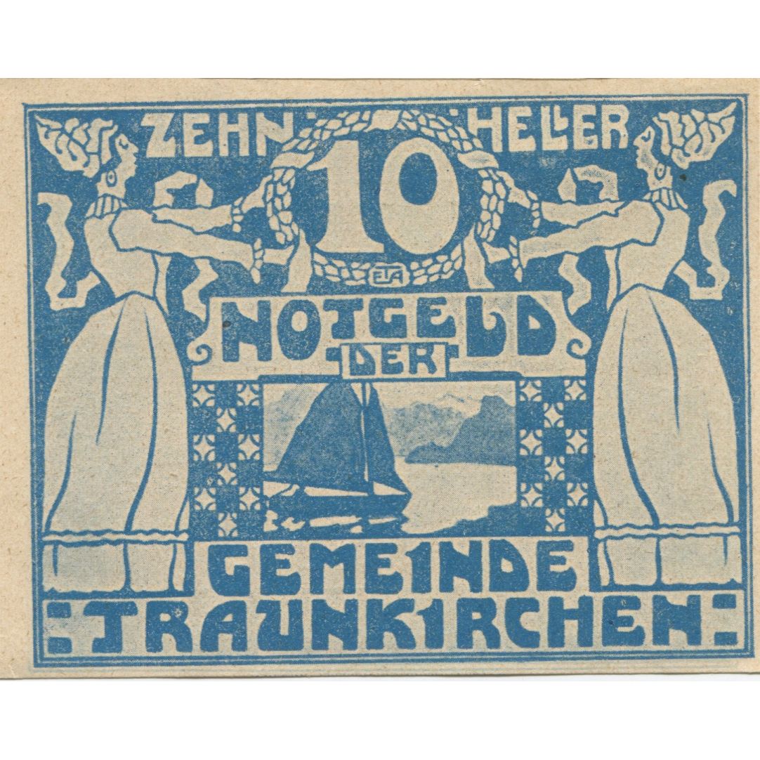 Billete, Austria, Traunkirchen, 10 Heller, mer, 1920, SC, Mehl:FS 1081
