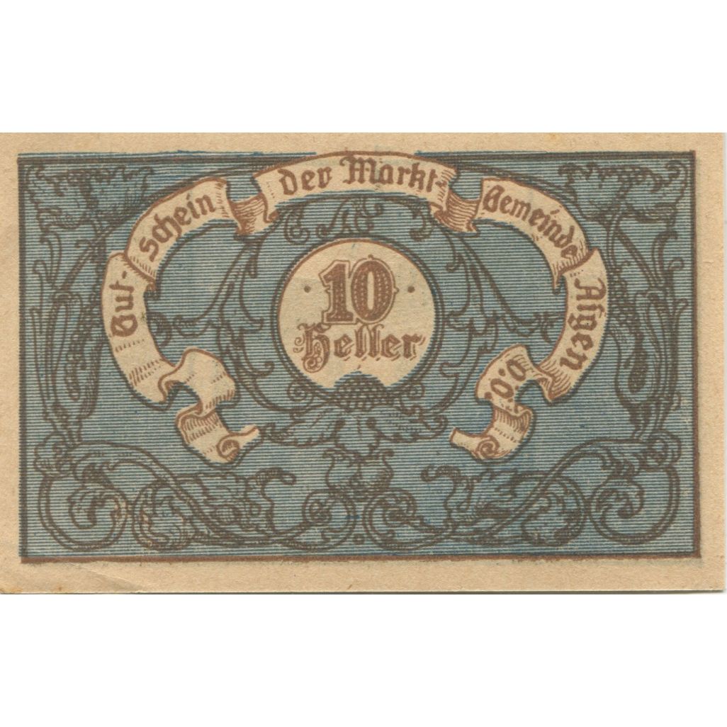 Billete, Austria, Aigen, 10 Heller, mairie, 1920, 1920-12-31, SC, Mehl:FS 12I