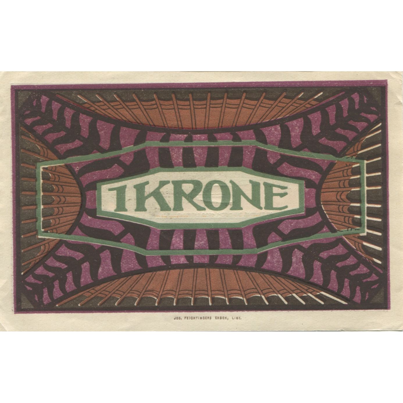 Billete, Austria, Neufelden, 1 Krone, lac, 1920, SC, Mehl:FS 644a