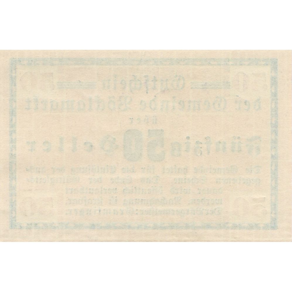 Billete, Austria, Vöcklamarkt, 50 Heller, Texte, 1920, SC, Mehl:FS 1117Ia