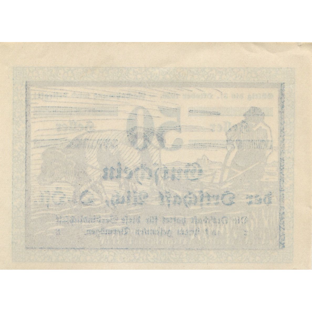 Billete, Austria, Aich, 50 Heller, champs, 1920, SC, Mehl:FS 10a
