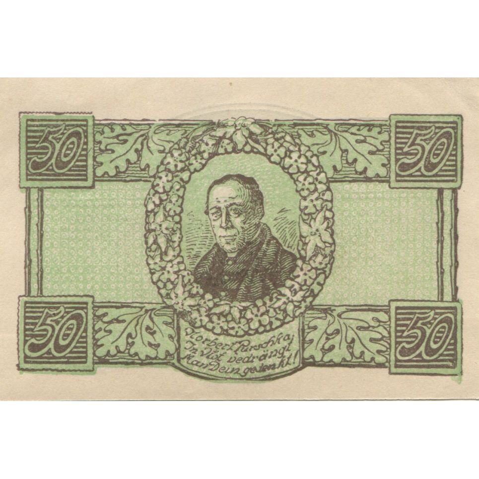 Billete, Austria, Waldneukirchen, 50 Heller, paysage, 1920, SC, Mehl:FS 1134