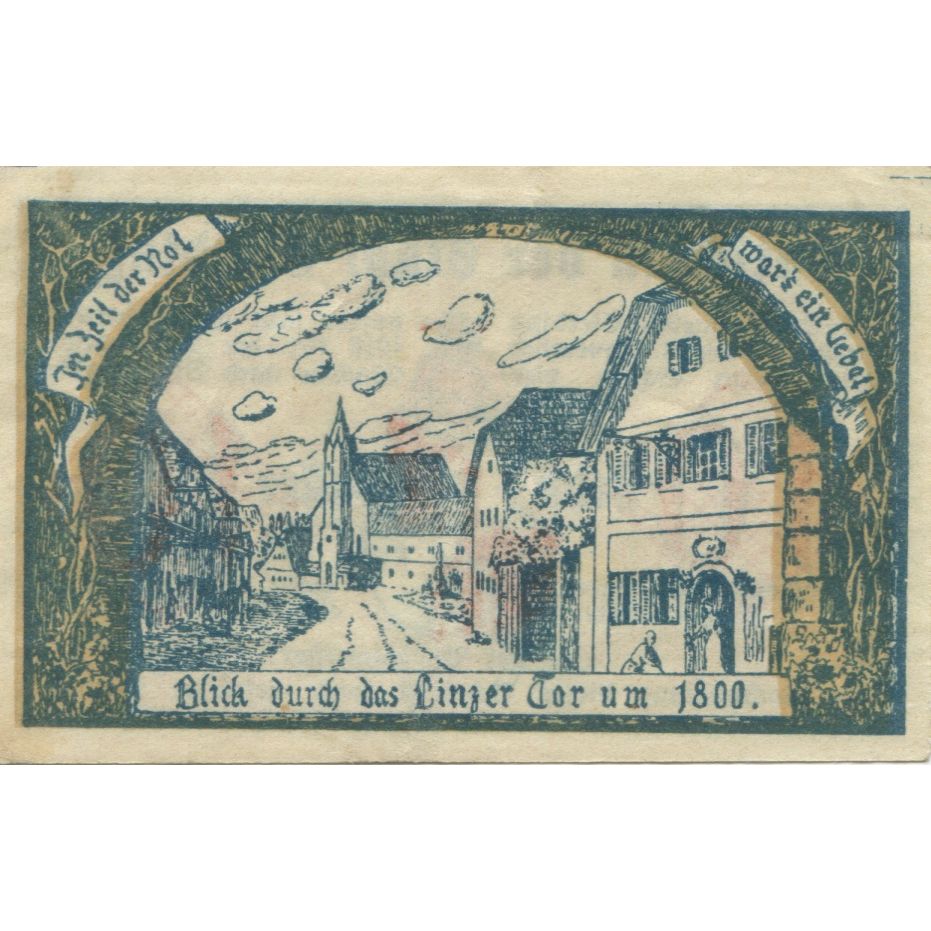Billete, Austria, Eferding, 10 Heller, Blason, 1920, SC, Mehl:FS 152