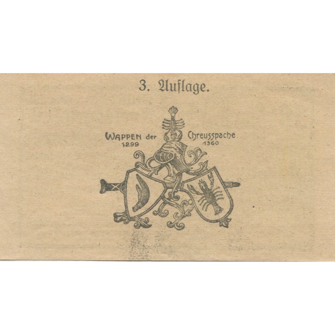 Billete, Austria, Kreisbach, 50 Heller, château 1920-12-31, SC, Mehl:FS 1235a