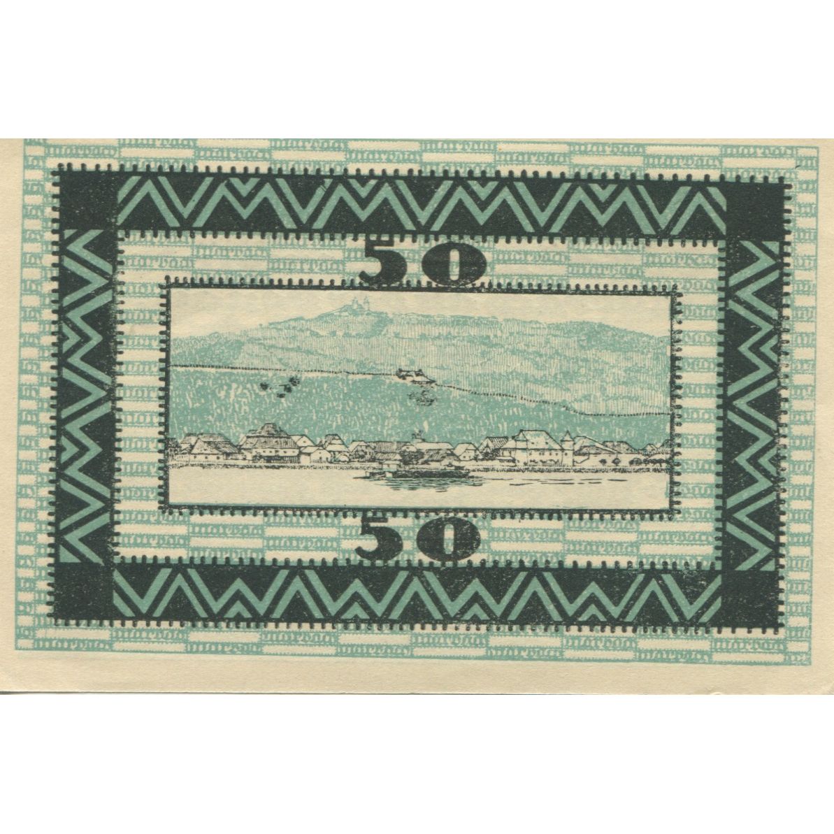 Billete, Austria, Marbach, 50 Heller, fleuve, 1920, SC, Mehl:FS 579II