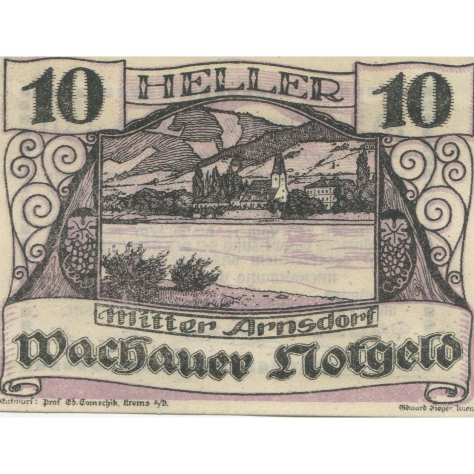 Billete, Austria, Arnsdorf, 10 Heller, fleuve 1920-09-30, SC, Mehl:FS 1122
