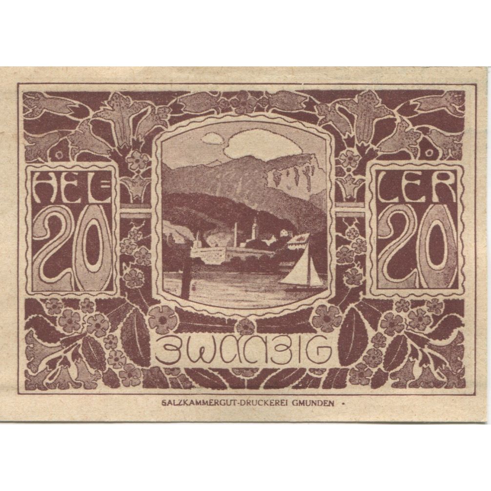 Billete, Austria, Ebensee, 20 Heller, mer, 1920, 1920-12-31, SC, Mehl:FS 143