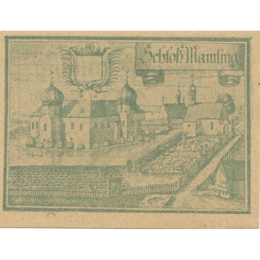 Billete, Austria, Mining, 20 Heller, château 1920-12-31, SC, Mehl:FS 613a