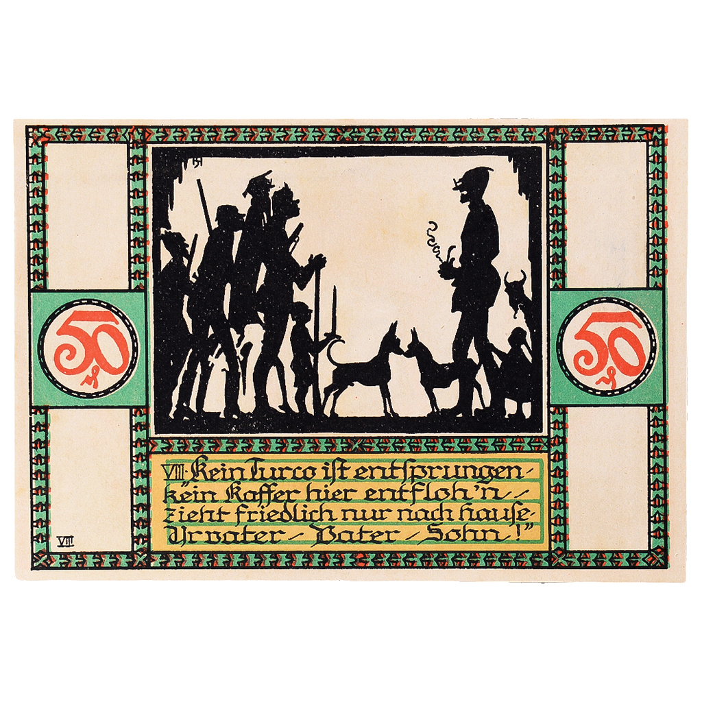 Banknote, Germany, Zörbig, 50 Pfennig, personnage, 1921, UNC(63), Mehl:1475.4a