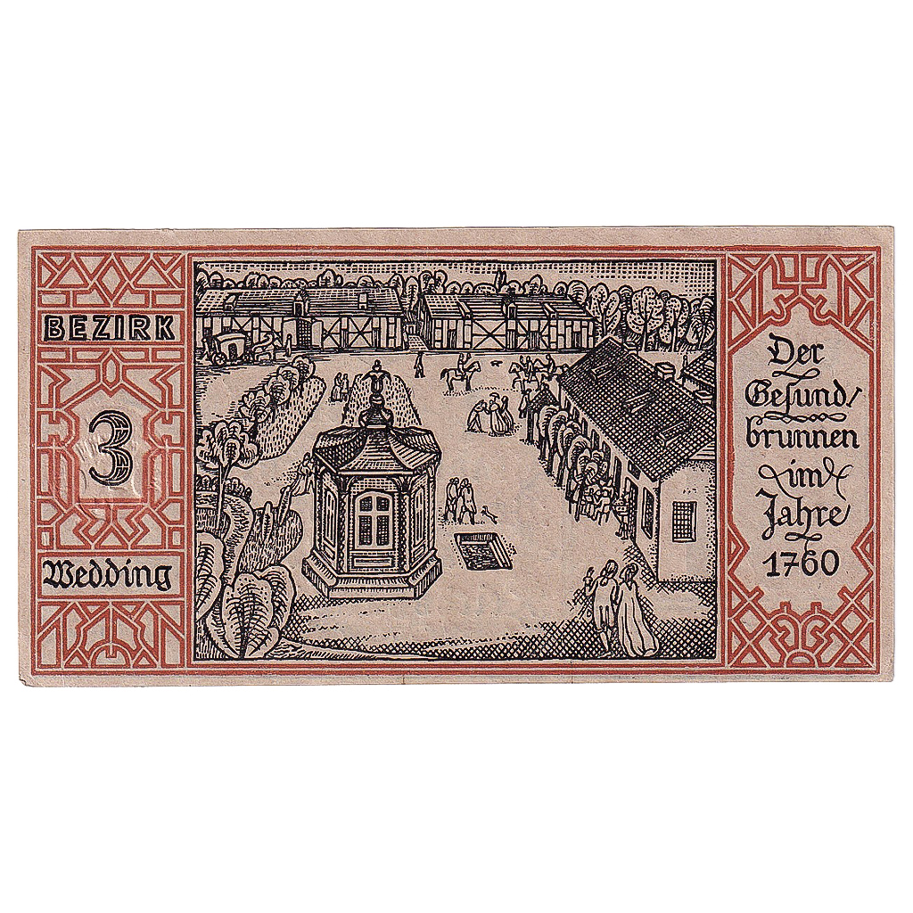 Banknote, Germany, Berlin, 50 Pfennig, jardin 1921-09-09, UNC(63) Mehl:92.1
