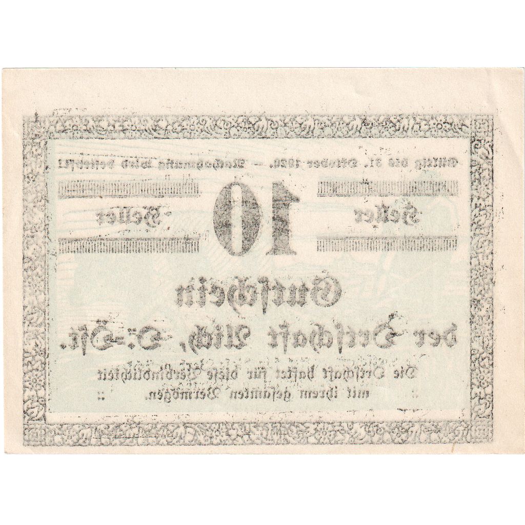 Austria, Aich, 10 Heller, Texte, 1920, 1920-12-31, UNC, Mehl:FS 10b