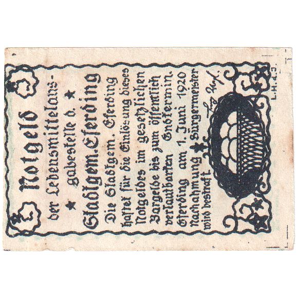 Austria, Eferding, 15 Heller, 1920-06-01, UNC