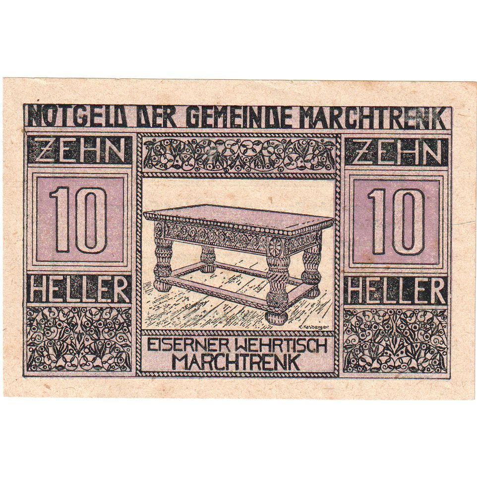 Austria, marchtrenk, 10 Heller, 1920-12-31, UNC(63)