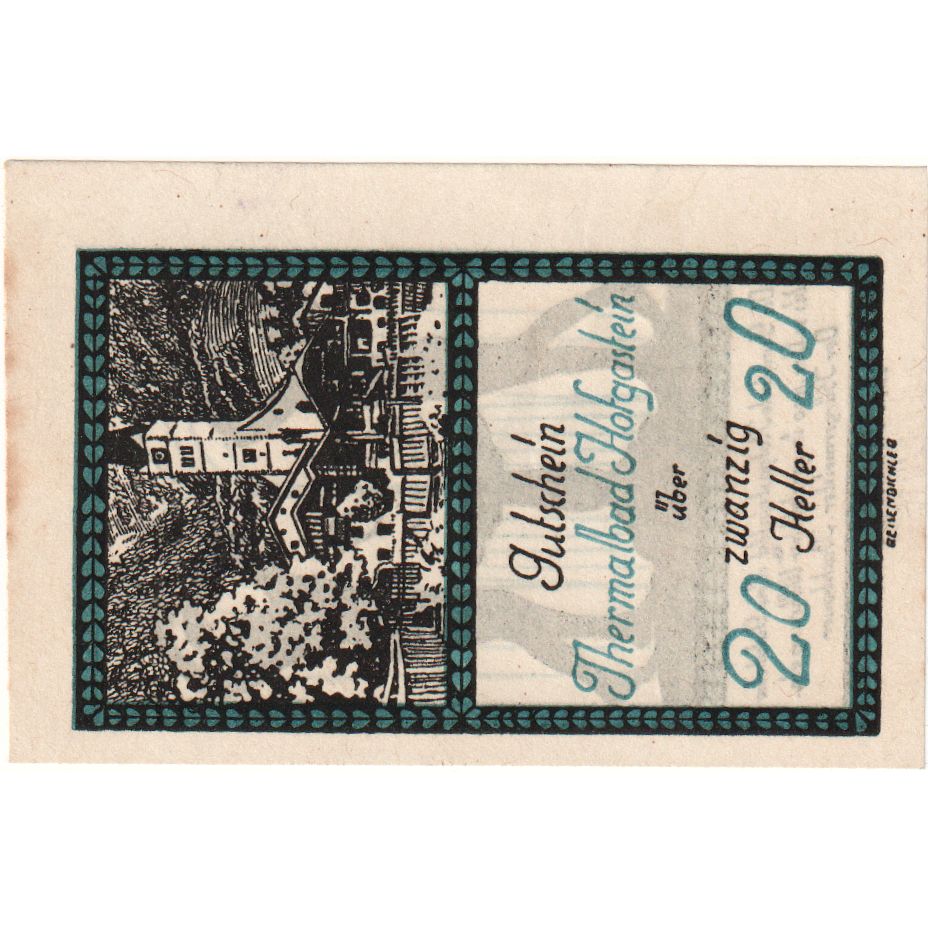 Austria, Hofgastein, 20 Heller, 1920-12-31, AU(55-58)