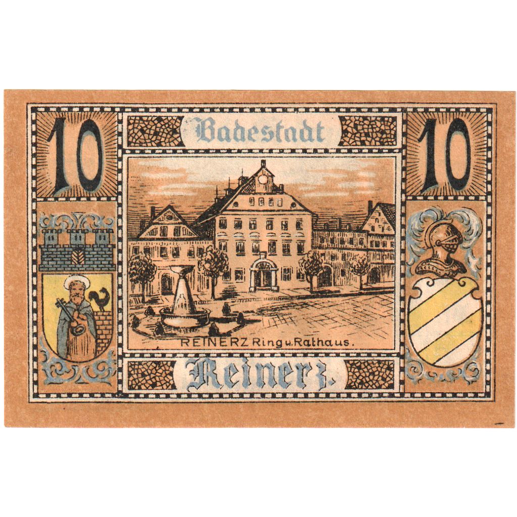Germania, Bad Reinerz, 10 Pfennig, 1921-06-01, SPL