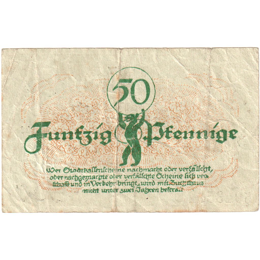 Germany, Berlin, 50 Pfennig, 1920-12-31, VF