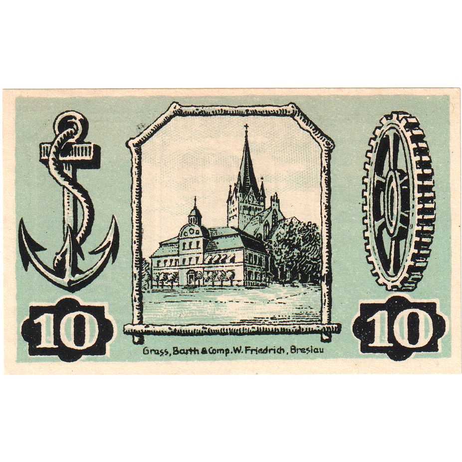 Deutschland, Gollnow, 10 Pfennig, 1921-02-15, UNZ-