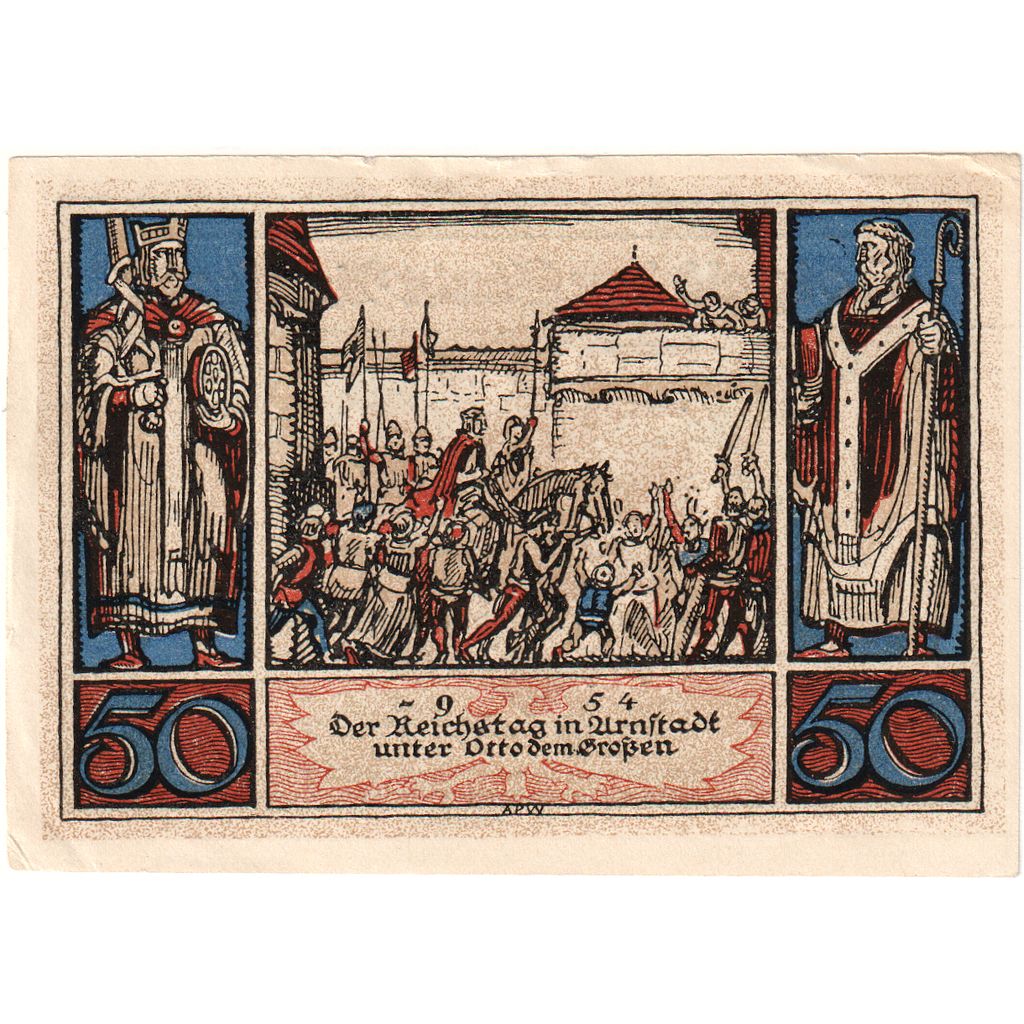 Germany, Arnstadt, 50 Pfennig, UNC