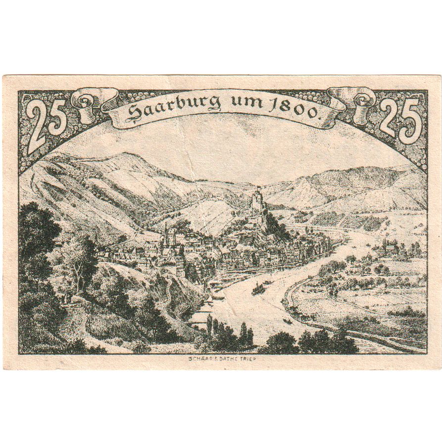 Germany, Saarburg, 25 Pfennig, 1921-07-01, UNC(63)