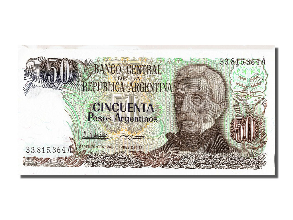 Billete, 50 Pesos Argentinos, Argentina, UNC
