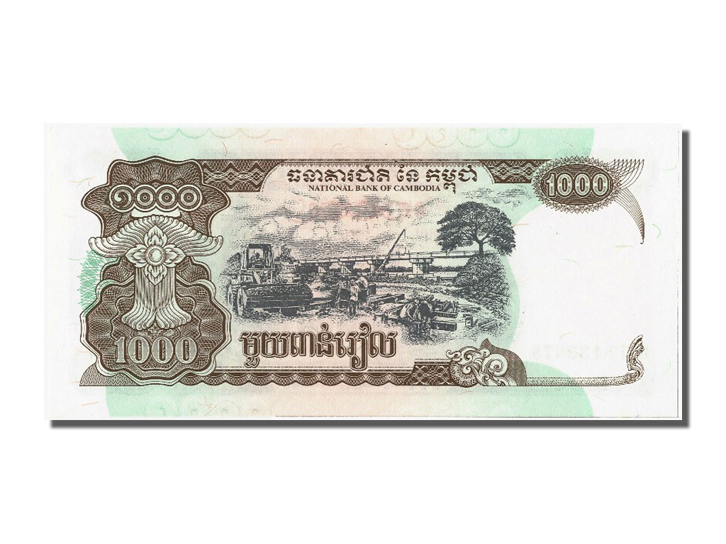 Billete, 1000 Riels, 1999, Camboya, UNC