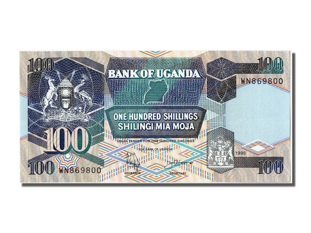 Billete, 100 Shillings, 1998, Uganda, UNC