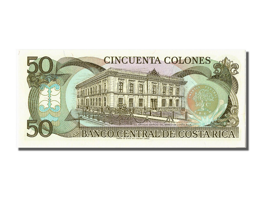 Banknote, Costa Rica, 50 Colones, 1993, 1993-07-07, UNC(65-70)