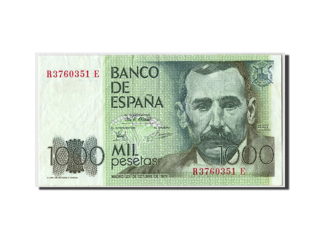 Banknote, Spain, 1000 Pesetas, 1979, 1979-10-23, AU(50-53)
