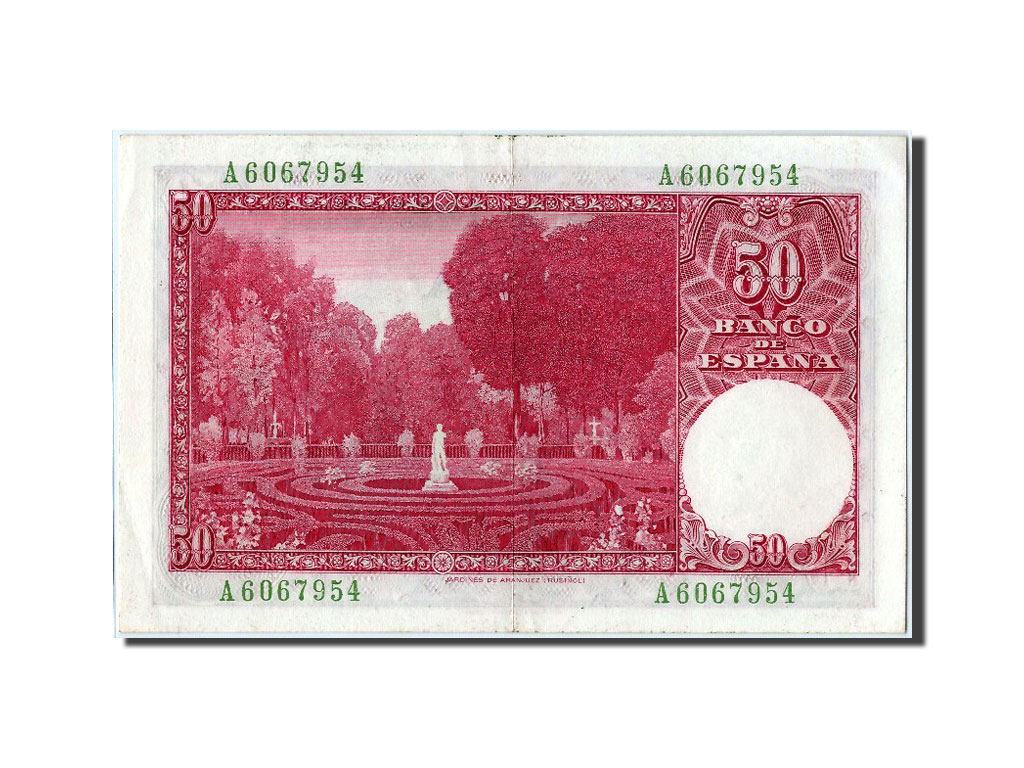 Banknote, Spain, 50 Pesetas, 1951, 1951-12-31, UNC(60-62)