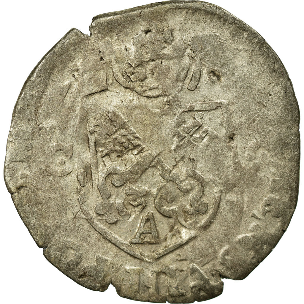 Coin, France, Douzain, 1594, Avignon, , Billon, Boudeau:953