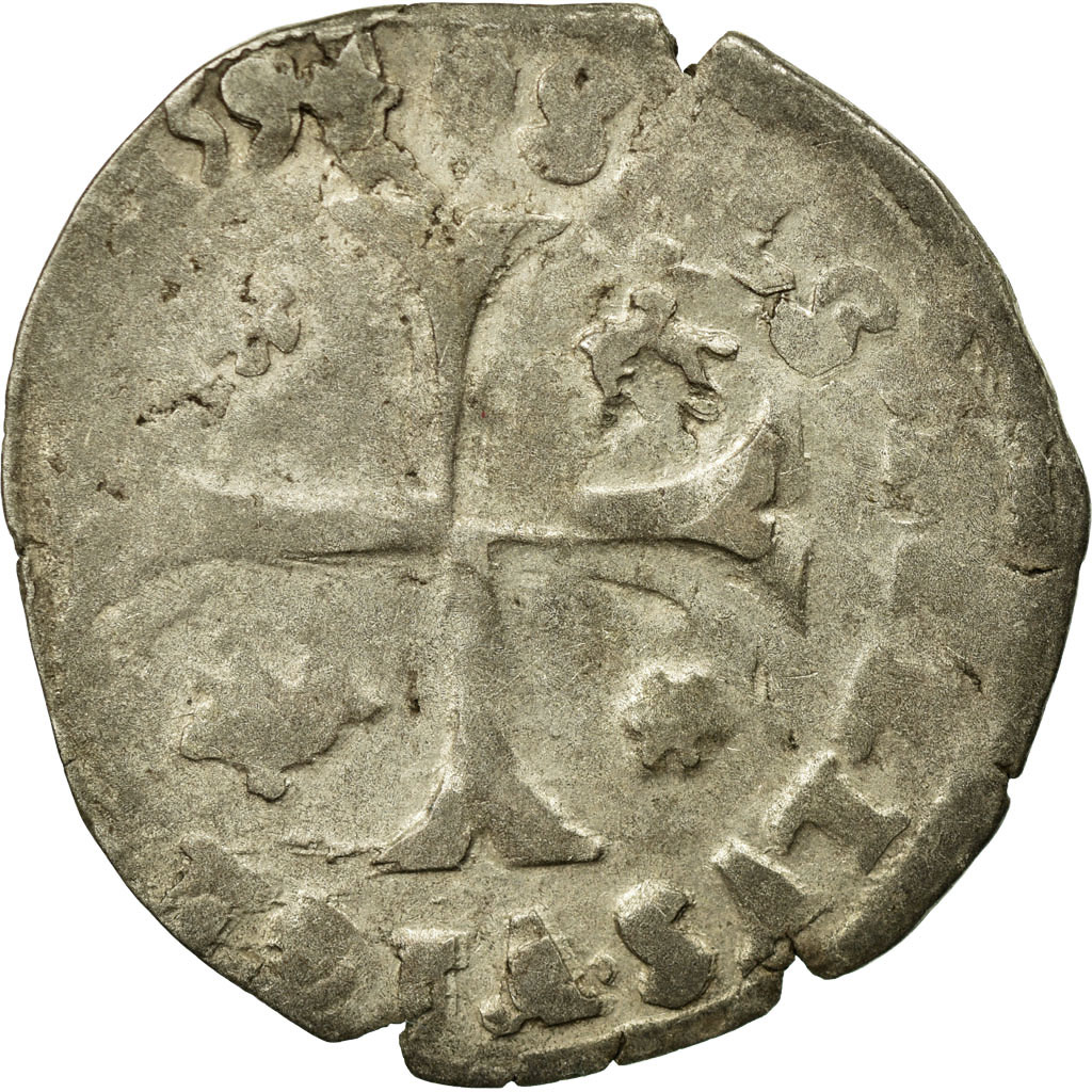 Coin, France, Douzain, 1594, Avignon, , Billon, Boudeau:953